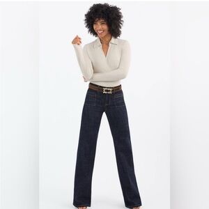 CAbi Venice Dark Indigo Flare Jeans